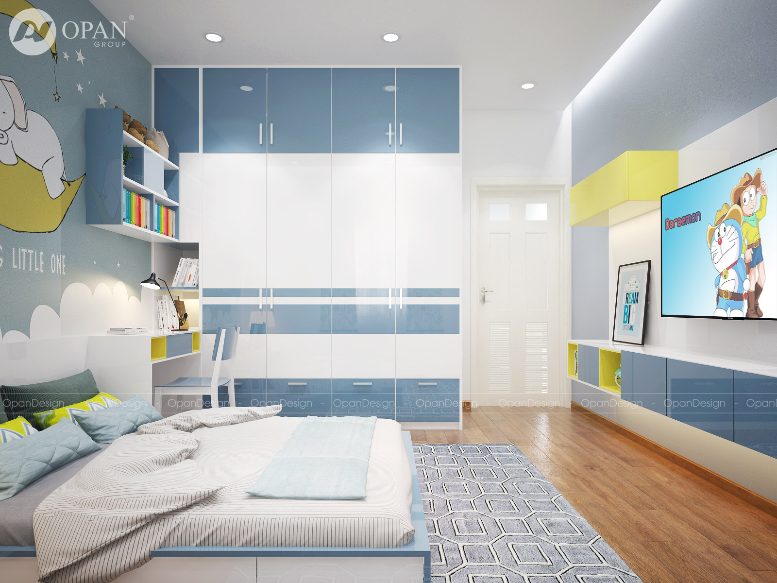 Thiết kế nội thất chung cư 3 phòng ngủ