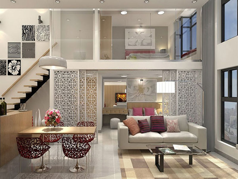 Nhà cấp 4 gác lửng có 3 phòng ngủ