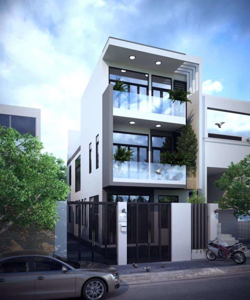 Nhà phố 5m x 15m