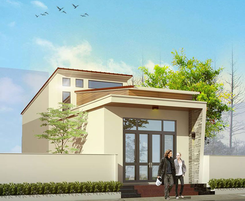Mẫu thiết kế nhà cấp 4 thêm phần gác lửng