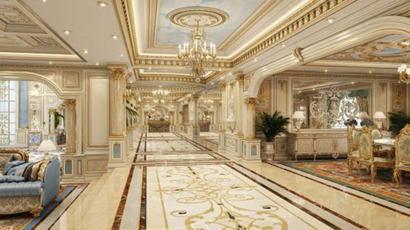 Phong cách nội thất biệt thự kiểu HOLLYWOOD GLAM