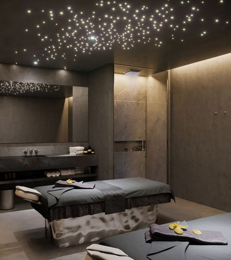Màu sắc – Ánh sáng trong thi công spa trọn gói