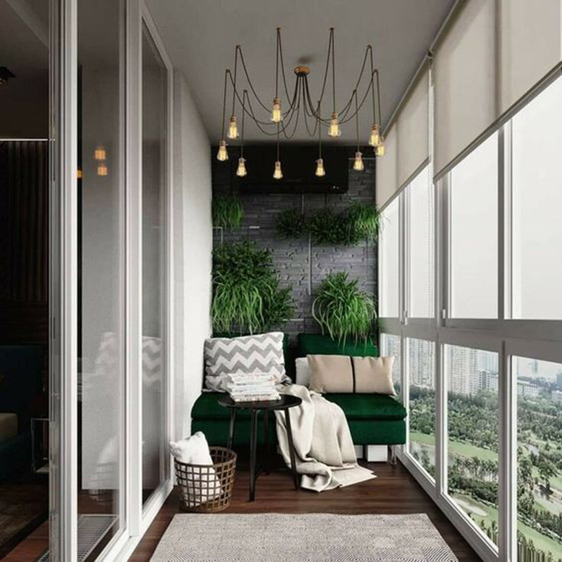 Thiết kế có ban công trong căn hộ 65m 2 phòng ngủ