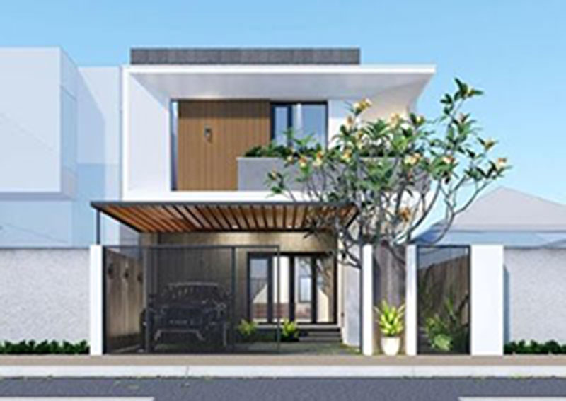 Mẫu biệt thự 1 tầng
