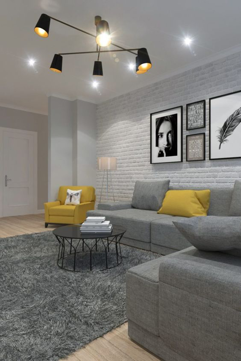Thiết kế nội thất căn hộ 70m2 với phong cách đơn giản