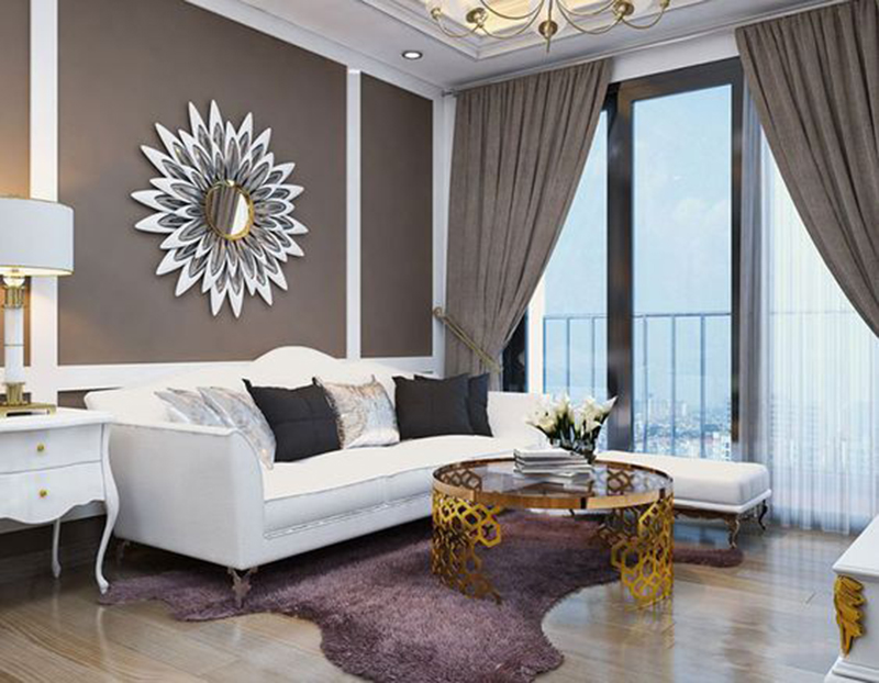 Thiết kế nội thất chung cư 100m2 đẹp theo phong cách tinh tế, màu sắc nhã nhặn
