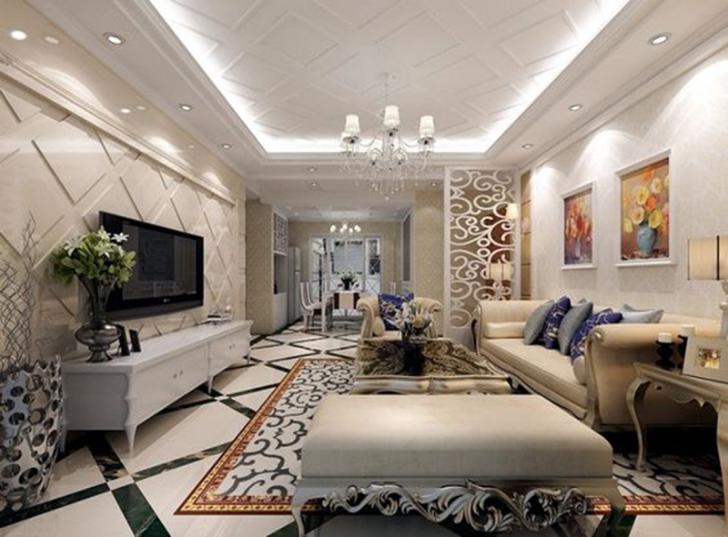 Mẫu nhà chung cư 70m2 sang trọng tân cổ điển