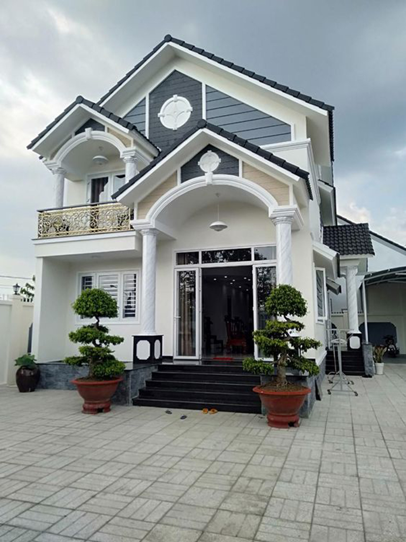 Nhà cấp 4 mái Thái có gác lửng