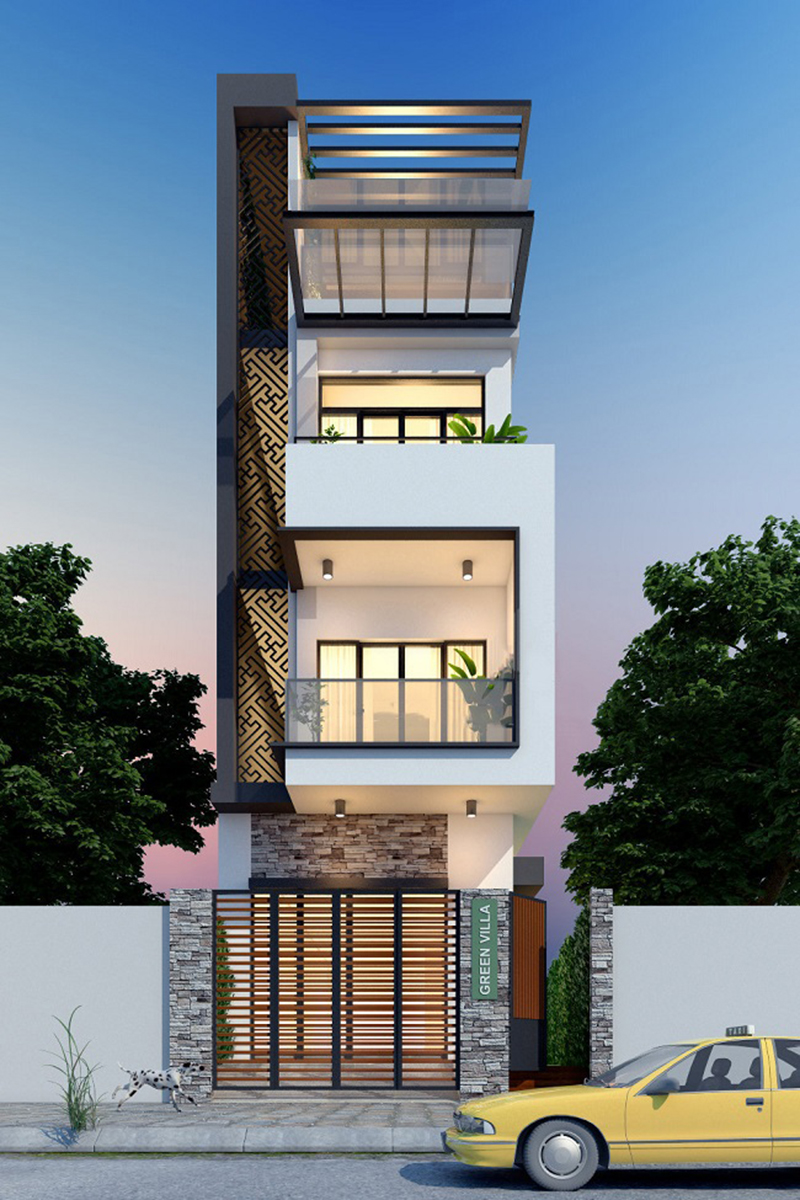 Nhà phố 5m hiện đại