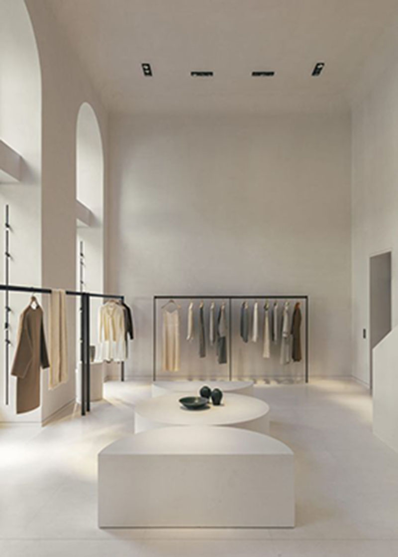 Thiết kế showroom dạng hình khối