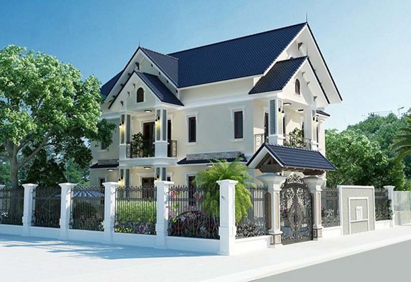 Nhà ống 2 tầng mái thái đẹp