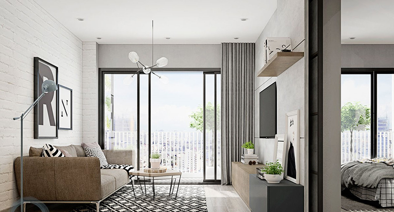 Mẫu 5 - Một số mẫu thiết kế nội thất chung cư do OPAN thực hiện