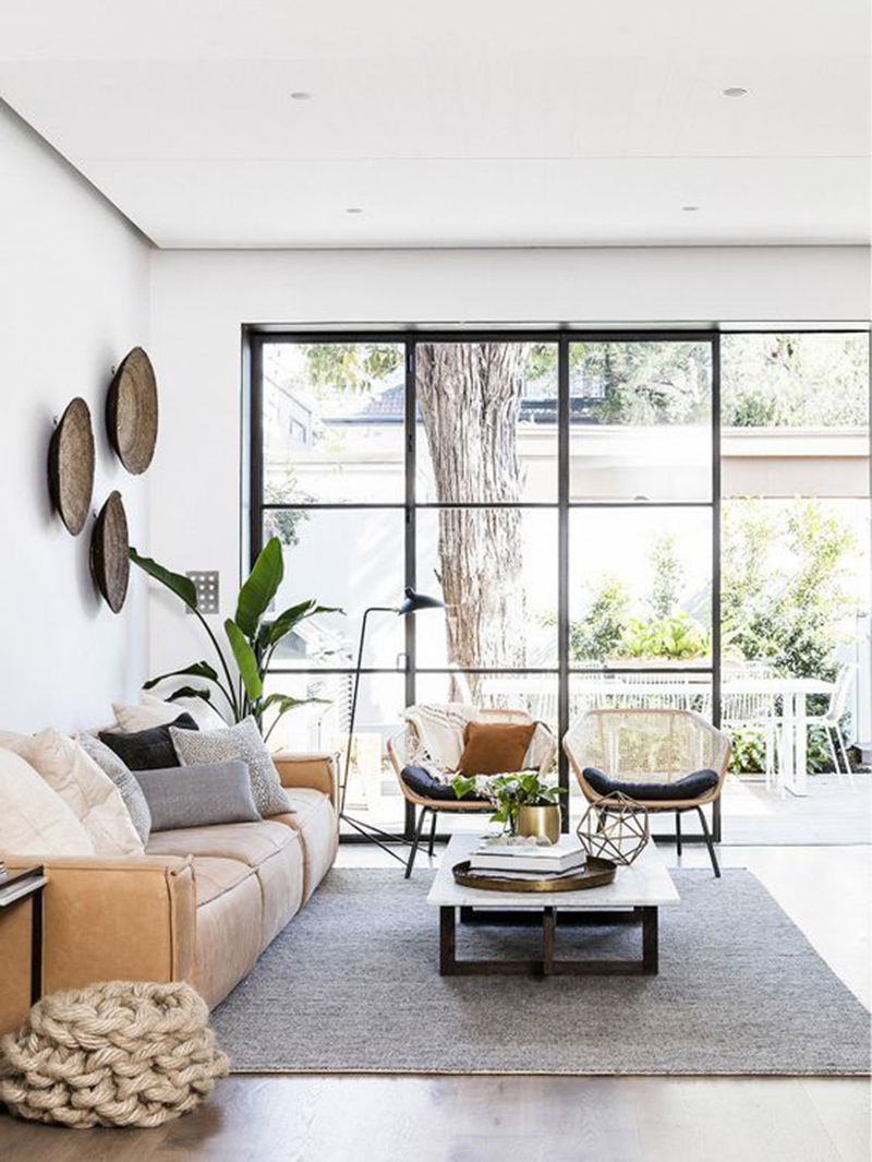 Thiết kế chung cư 100m2 với ban công thoáng gió
