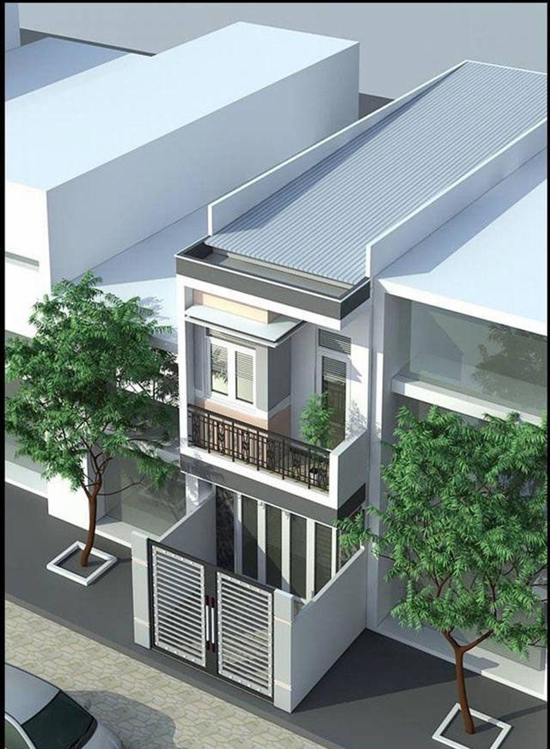Mẫu nhà phố ngang 5m