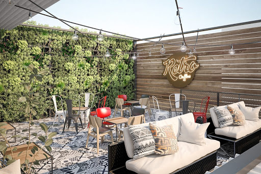 Thiết kế quán cafe ngoài trời ấn tượng