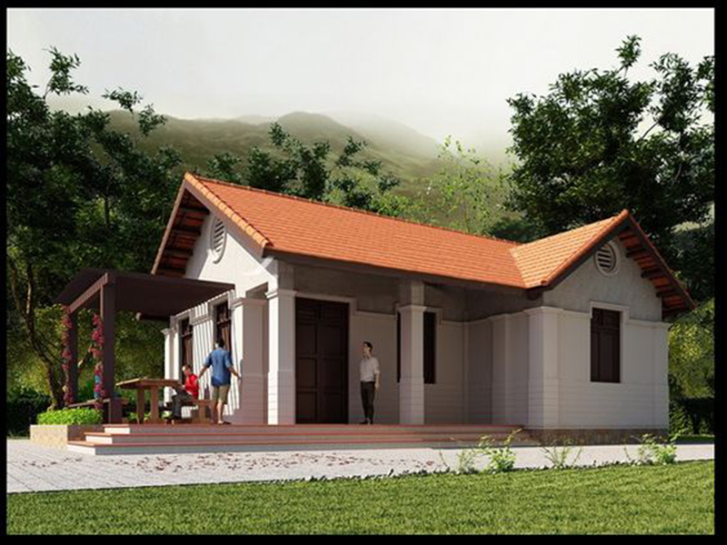 Mẫu nhà cấp 4 dưới 100 triệu ở nông thôn