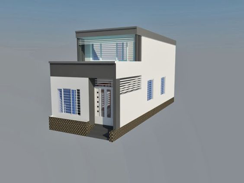 Mẫu nhà ống cấp 4 có gác lửng