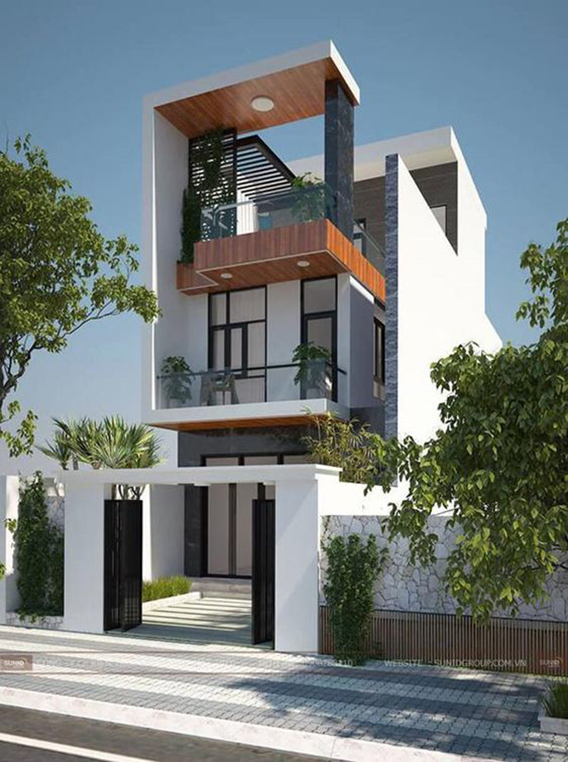Nhà ống đẹp mặt tiền 7m