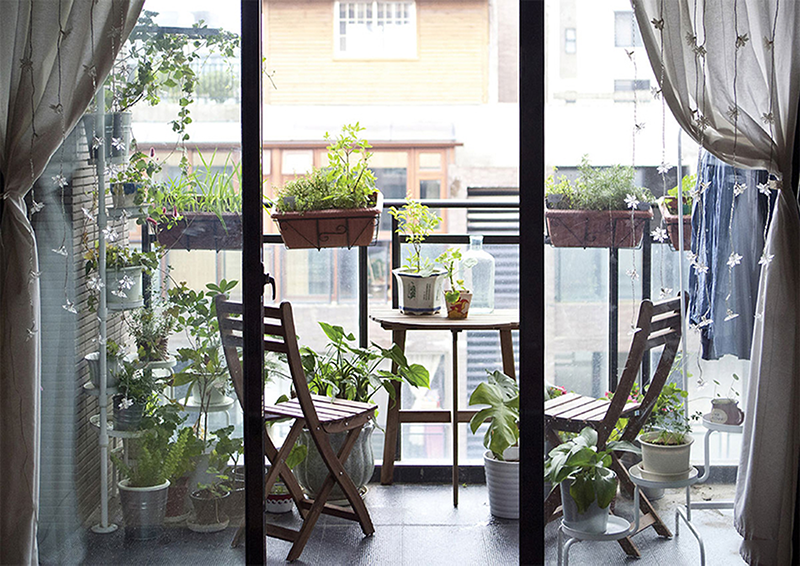 Thiết kế ban công cho nhà ống