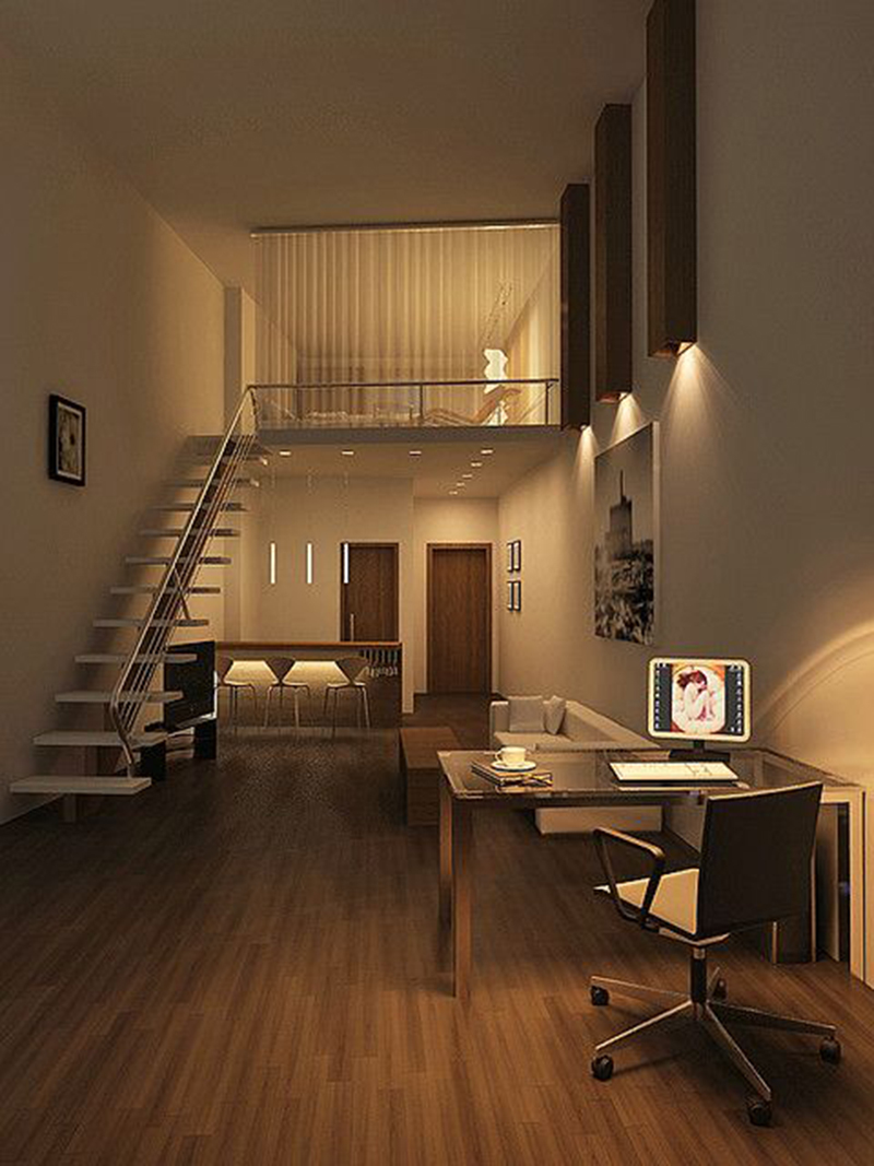 Thiết kế căn hộ 70m2 sử dụng đồ nội thất thông minh
