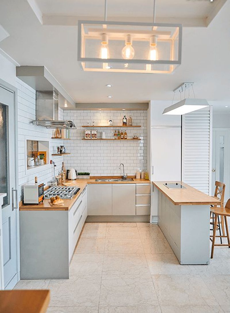 Thiết kế nội thất phòng bếp nhà ống 4m