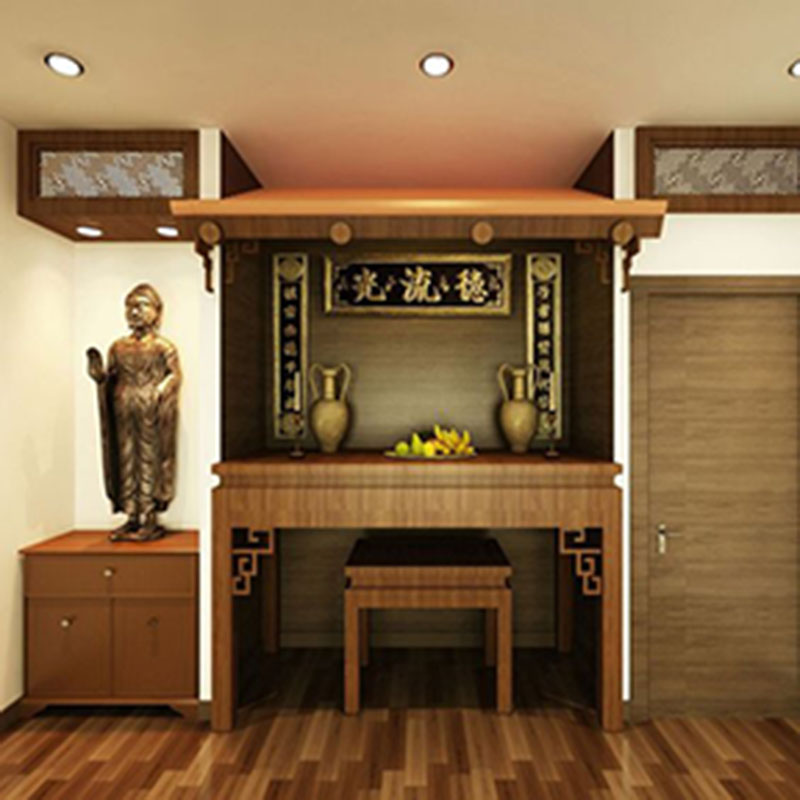 Phòng thờ gia tiên phong cách hiện đại