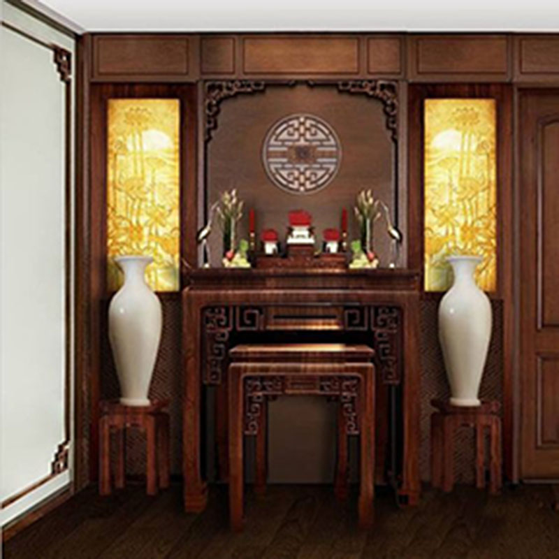 Phòng thờ gia tiên phong cách Trung Hoa