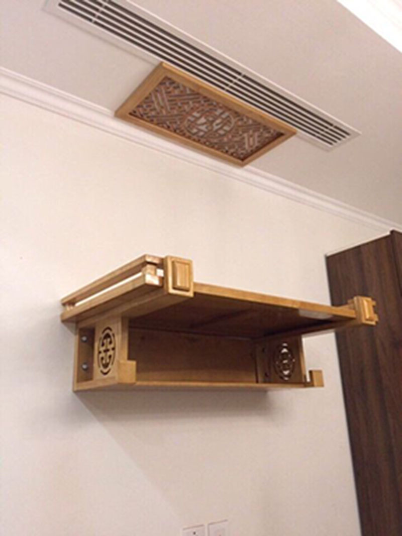 Phòng thờ gia tiên đơn giản dành cho nhà phố