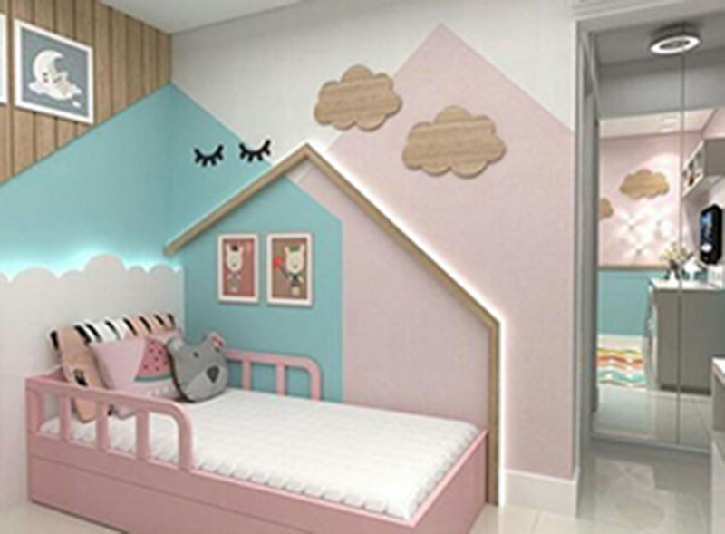Tạo không gian thoải mái và tươi sáng cho phòng ngủ của bé