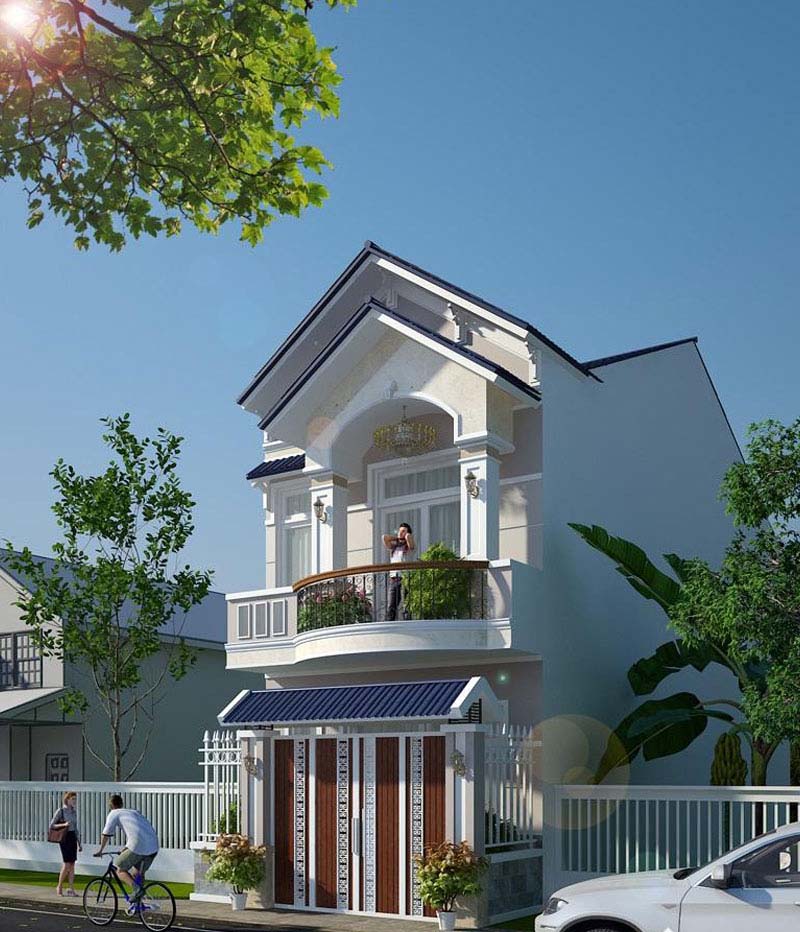 Mê mẩn những mẫu nhà 2 tầng mái thái đẹp và tiết kiệm chi phí