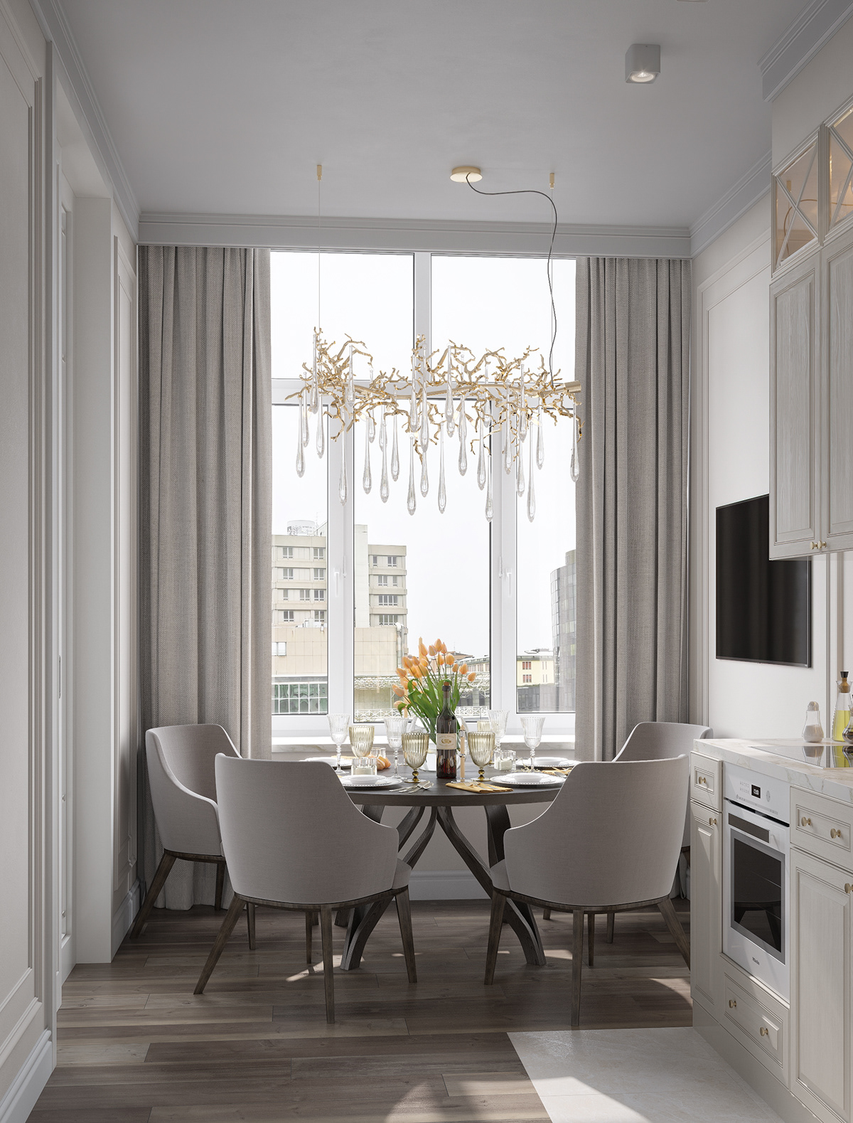 Thiết kế nội thất biệt thự tân cổ điển