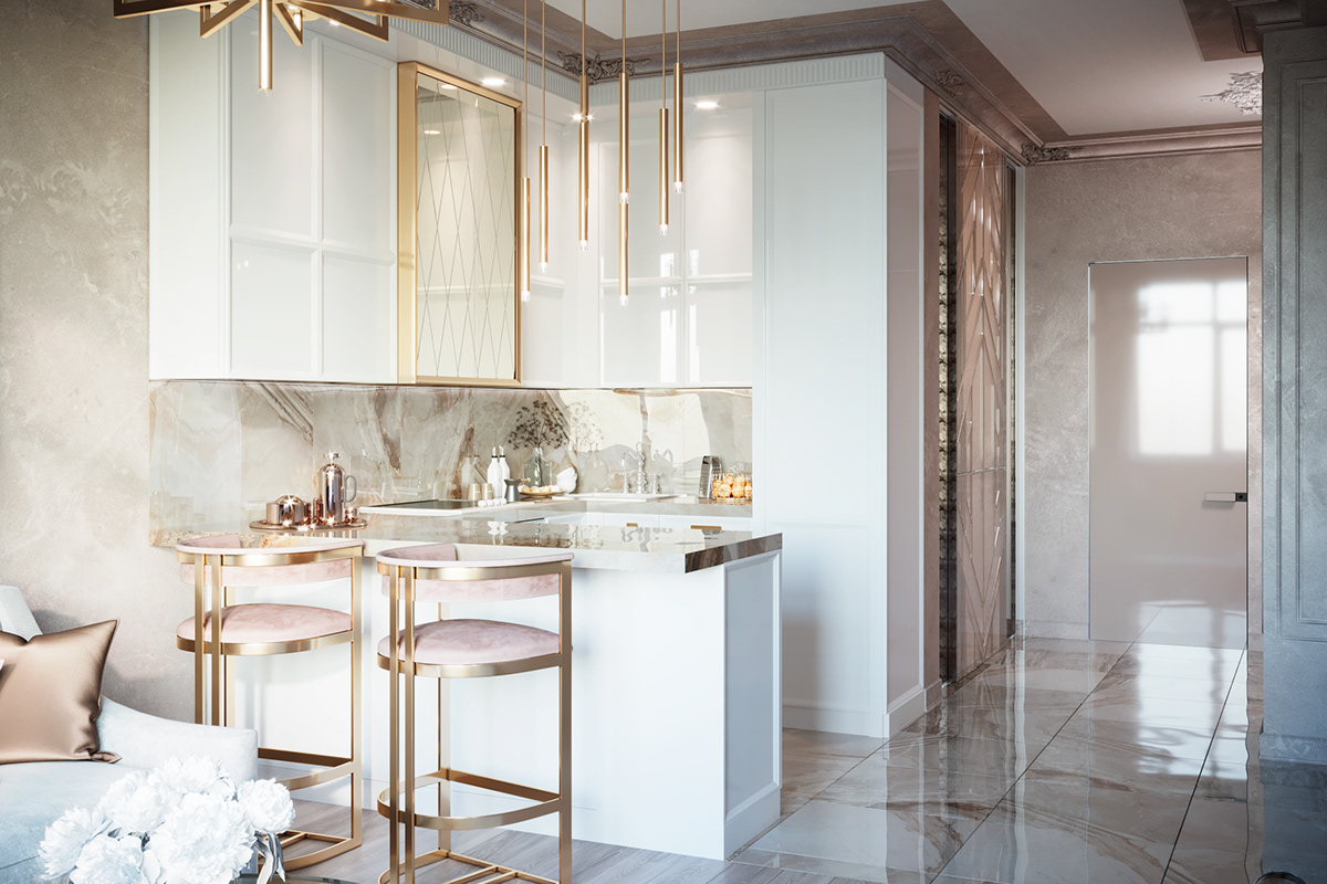 Thiết kế nội thất biệt thự tân cổ điển