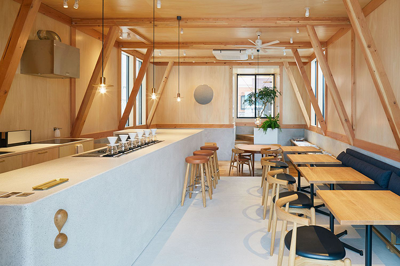 Thiết kế quán cafe phong cách đương đại - Contemporary