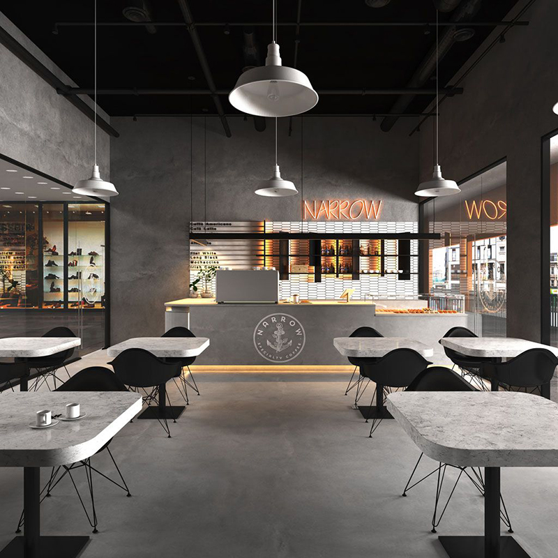 Thiết kế quán cafe phong cách hiện đại - Modern