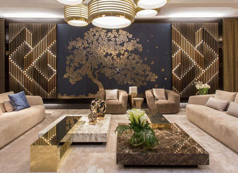Tranh trang trí phòng khách tân cổ điển