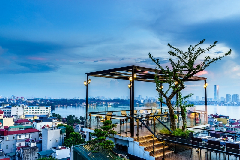 Thiết kế quán cafe ven hồ