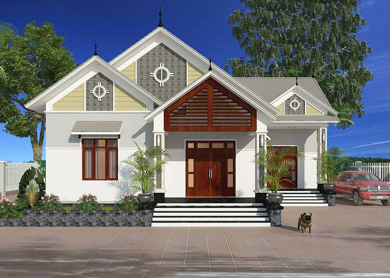 Biệt thự 1 tầng nhà vườn