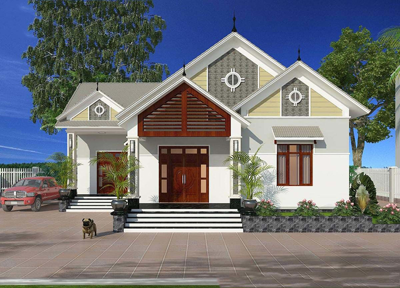 Biệt thự 1 tầng