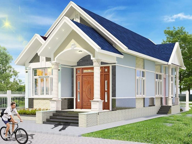 CÁCH BỐ TRÍ PHÒNG CÔNG NĂNG NHÀ CẤP 4 ĐẸP 100M2