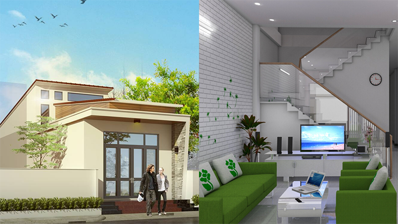 Những lưu ý khi thiết kế nhà cấp 4 có gác lửng 3 phòng ngủ