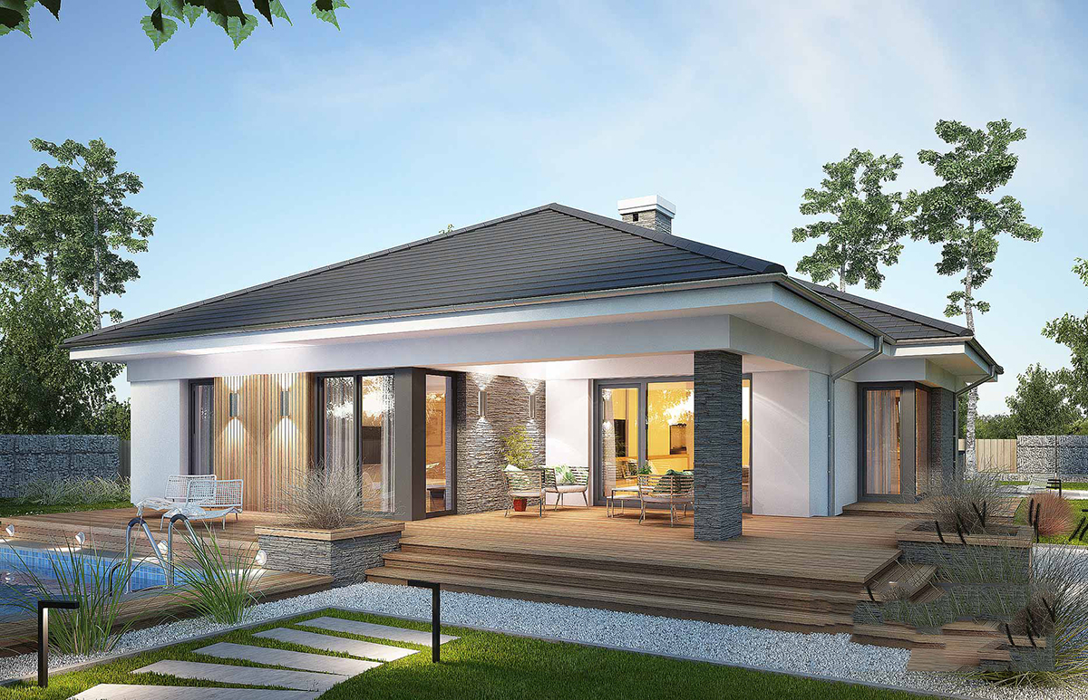 Mẫu nhà cấp 4 đẹp 100m2