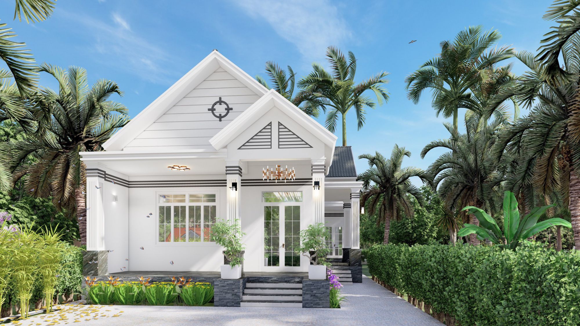 Nhà cấp 4 3 phòng ngủ 300 triệu