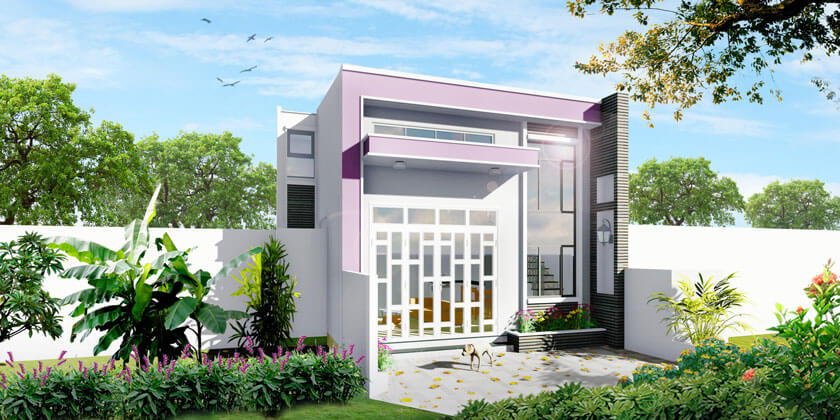 Nhà cấp 4 có gác lửng