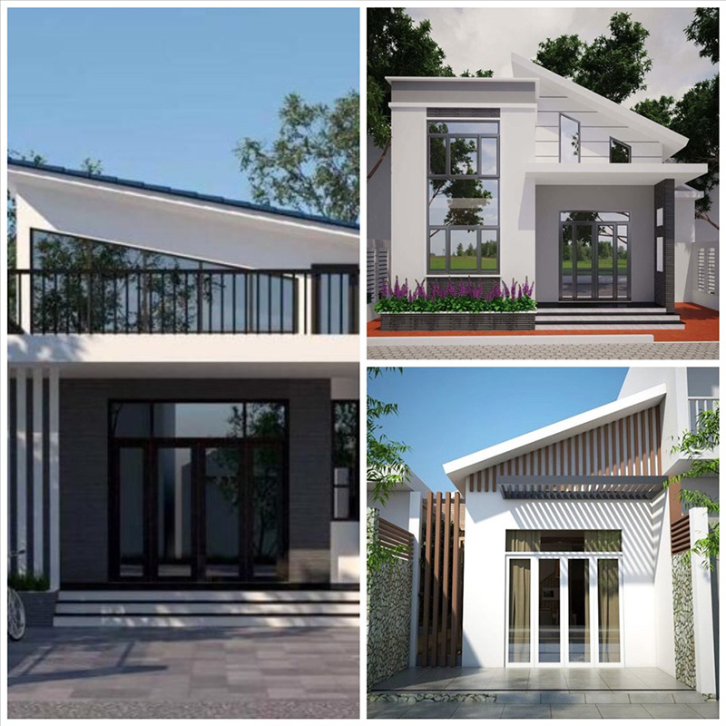 Nhà cấp 4 mái bằng có gác lửng