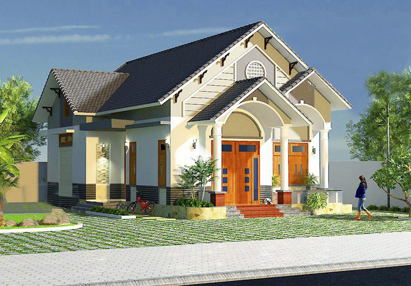 Nhà cấp 4 mái thái