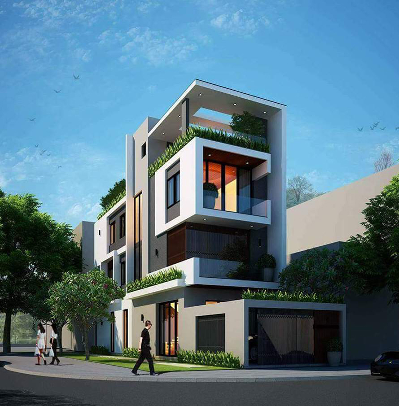 TÌM HIỂU NHÀ PHỐ 2 MẶT TIỀN