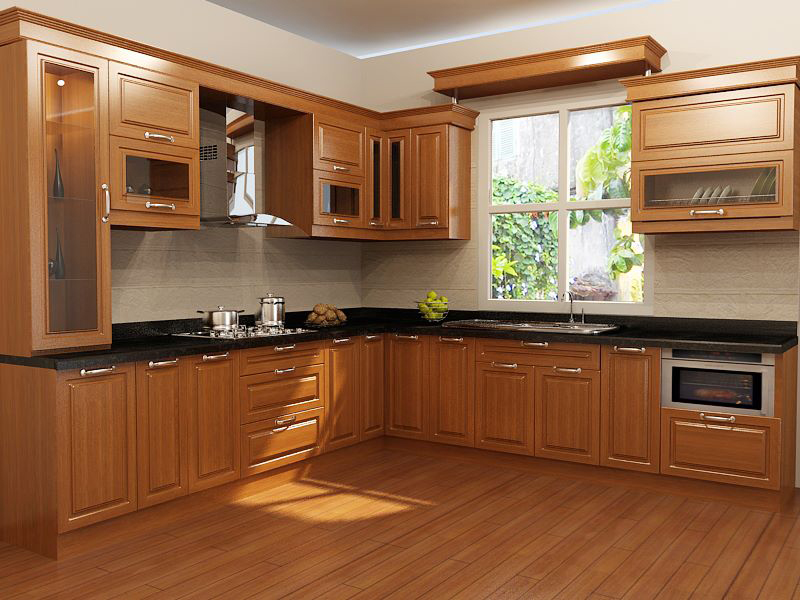 Thiết kế phòng bếp cho nhà cấp 4 đẹp 100m2