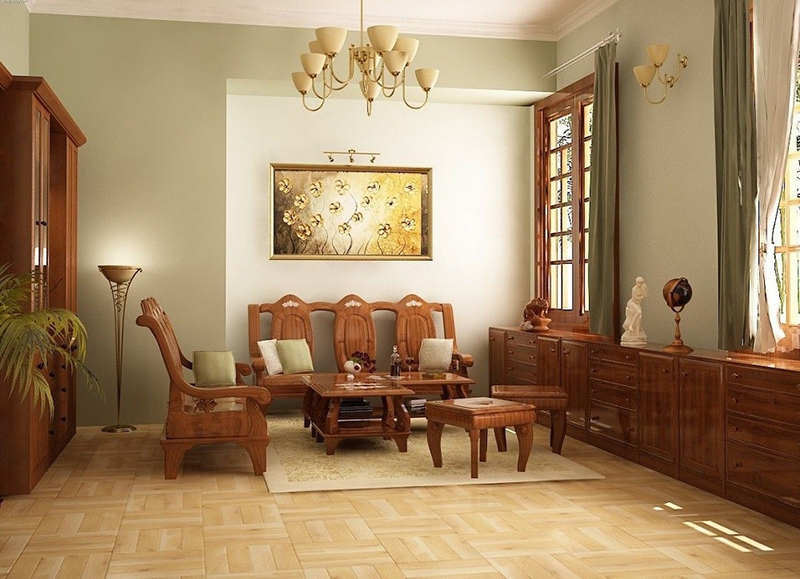 Thiết kế phòng khách cho nhà cấp 4 đẹp 100m2
