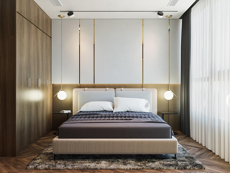 Thiết kế phòng ngủ cho nhà cấp 4 đẹp 100m2
