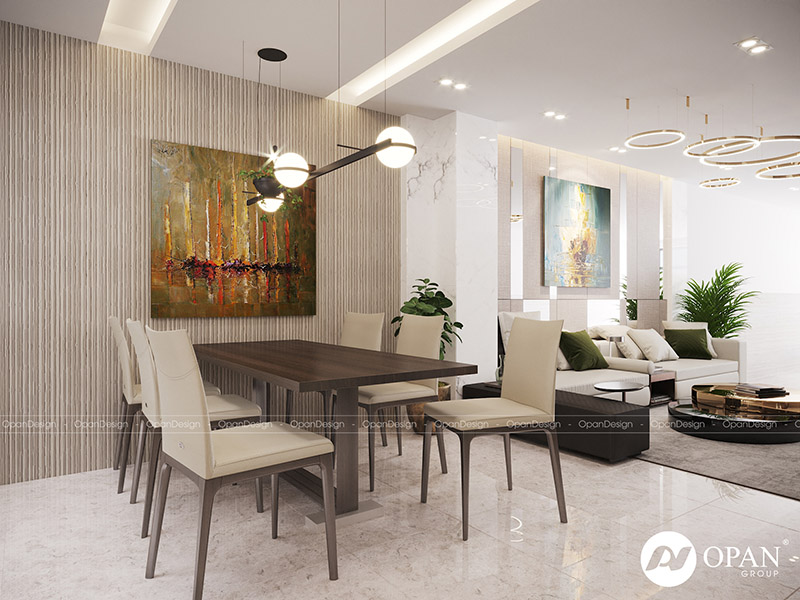Thiết kế nội thất căn hộ anh Ngọc